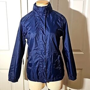Core 365 ladies S/P navy blue rain wind jacket. Waterproof,  breathable. NWOT